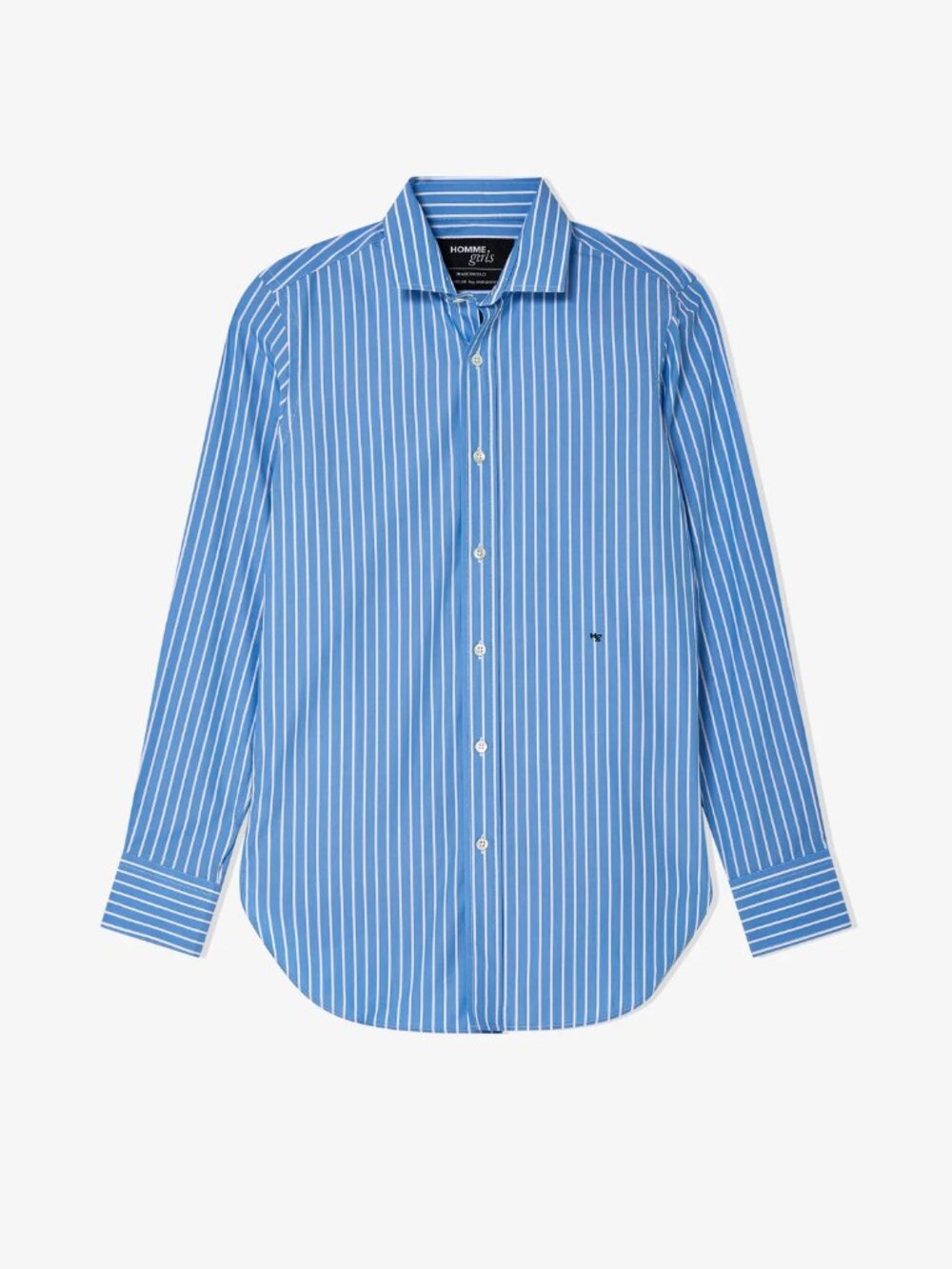 Homme Girls blue button down